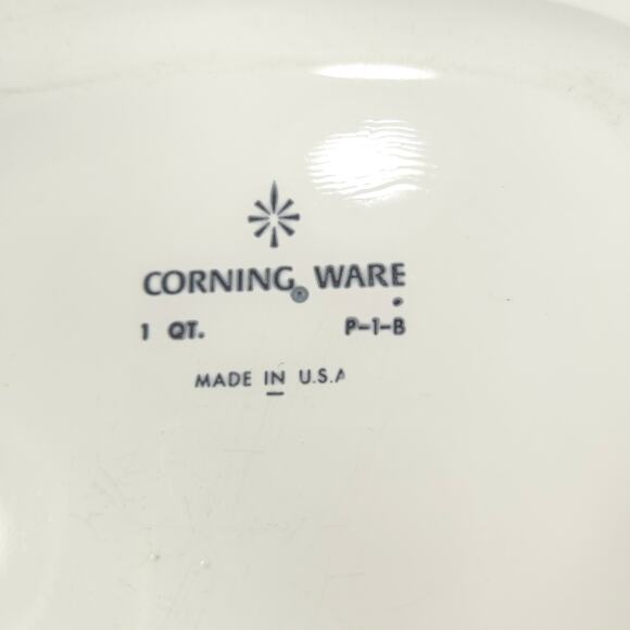 Corning Ware Blue Cornflower Bundle #P-1-B Casserole Dish #P-81-B Saucepan - Picture 4 of 8